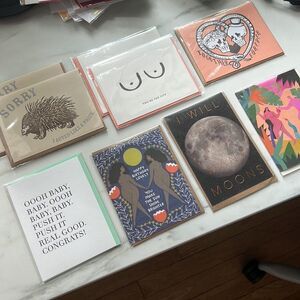 SET of 9 Greeting Cards, Various occasions, premium quality, NWT